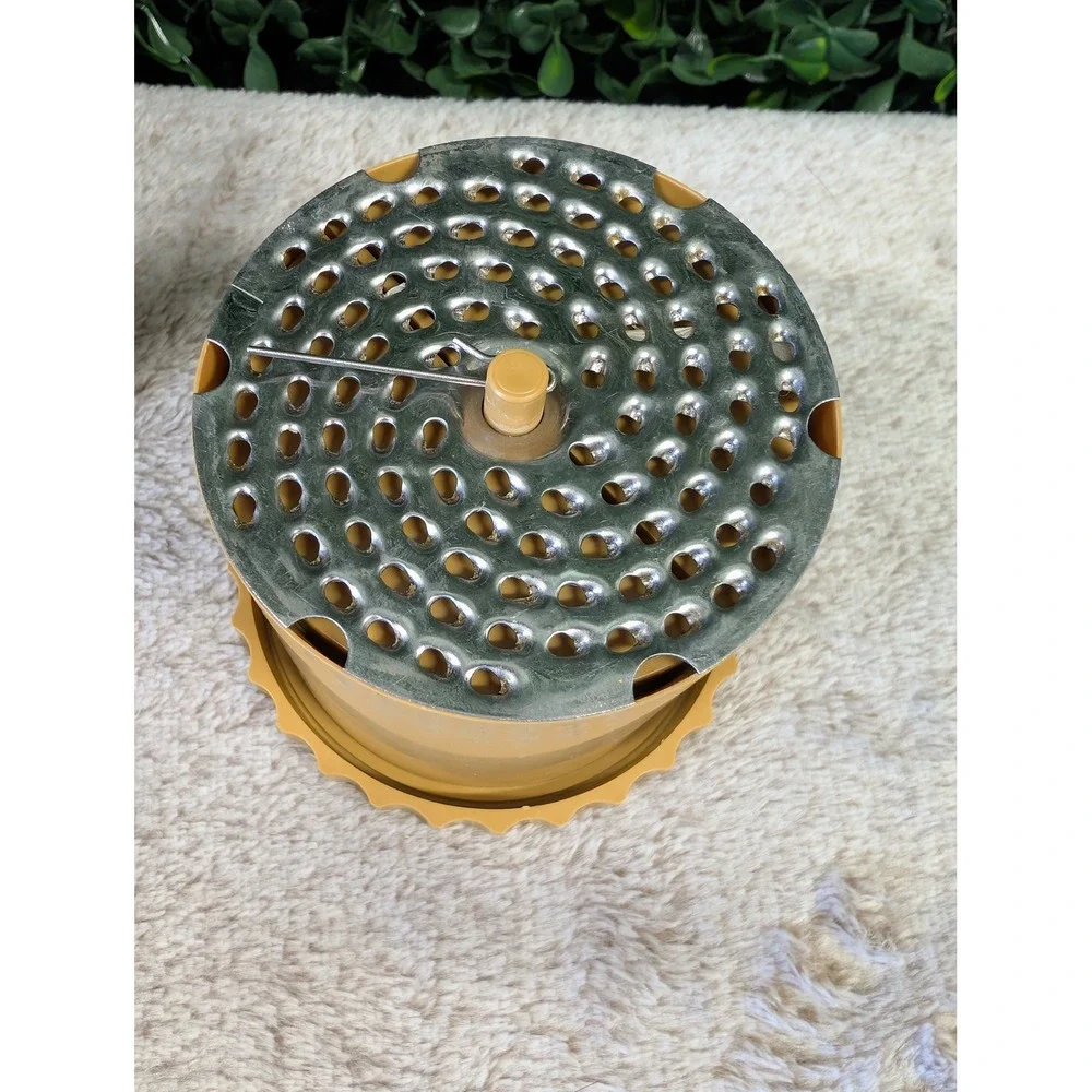 Vintage Swissmart Much Better Grater Cheese Mill Swiss Made MCM Tan Box 915
